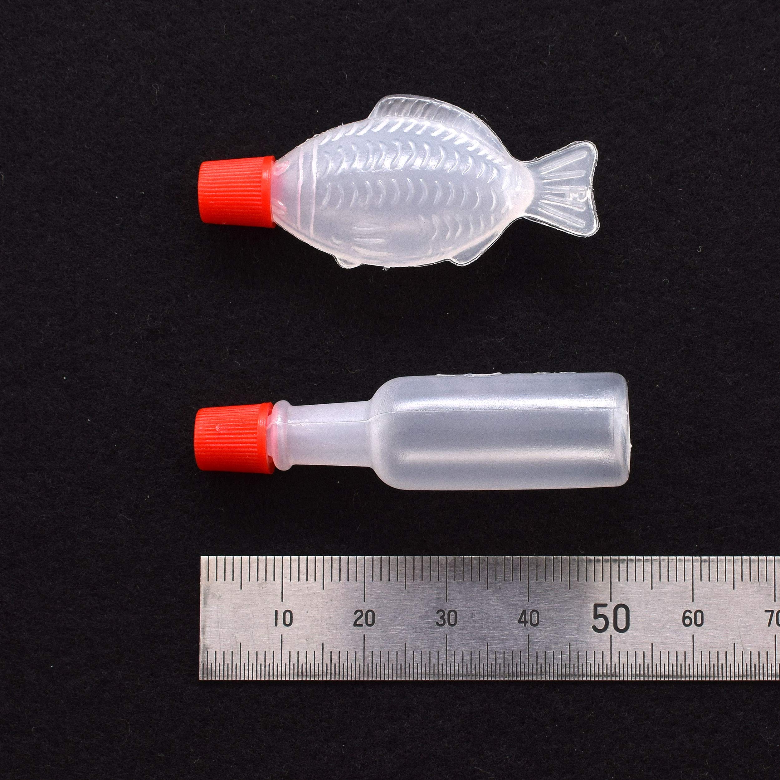 Contenedor de salsa de soja - 20pcs en una bolsa,Botellas de salsa de pescado,Accesorios japoneses de la caja Bento