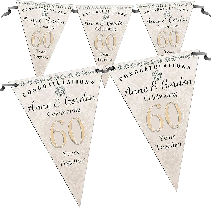 Amazon.co.uk 60th wedding anniversary decorations