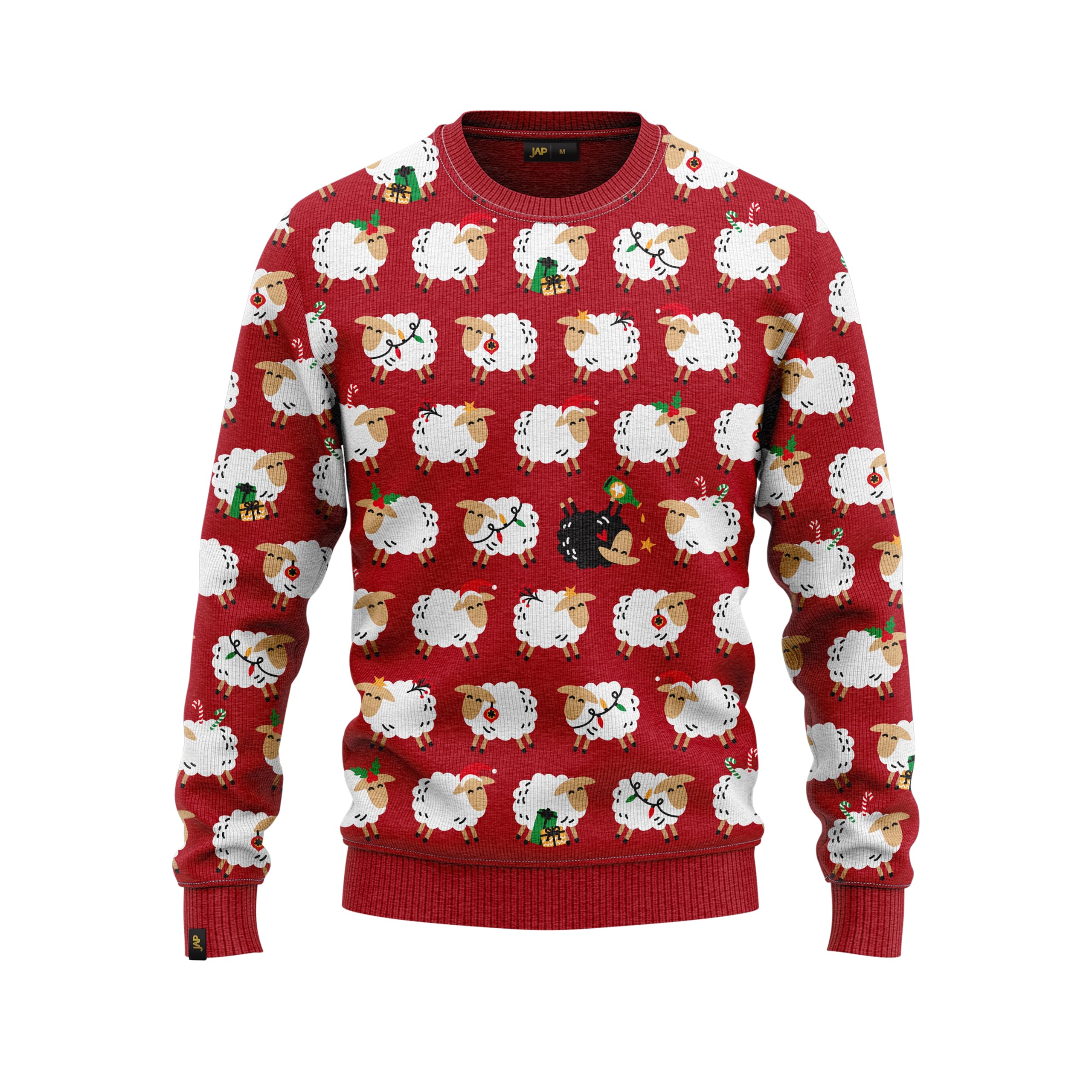 Jersey navideño cómodo y sin picores para niños y adultos JAP 7