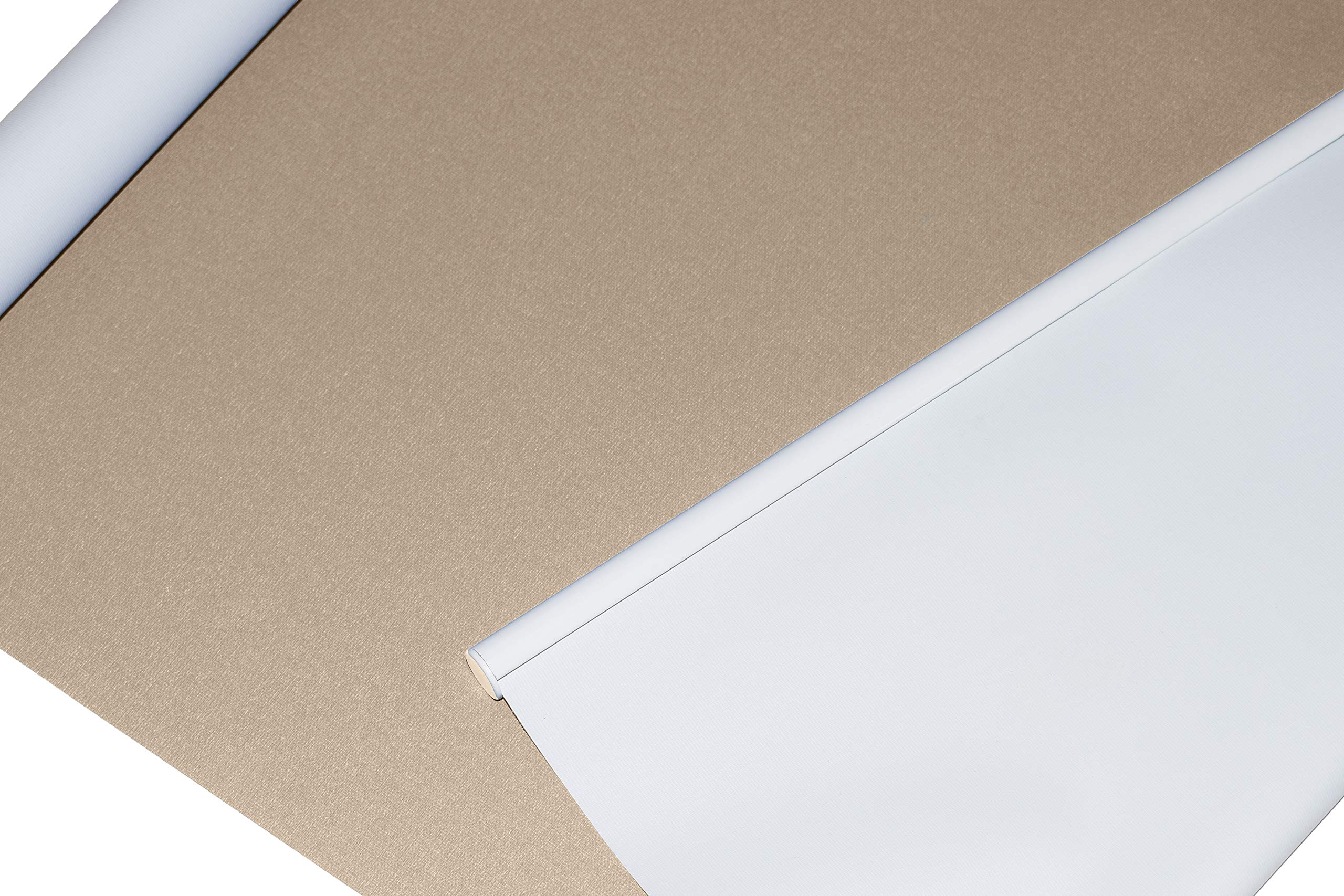 sunlines Store Enrouleur sans Fil sur Mesure en Polyester Crème 120 x 180 cm