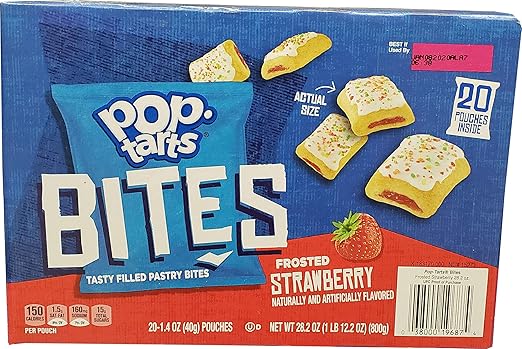 Kellogg's Poptarts Bites Tasty Filled Pastry Bites (28.2 Oz)