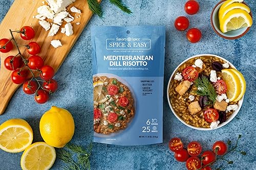Miniatura 4 de Savory Spice Mediterranean Dill Risotto Spice 'n Easy Mix, paquete de 11.15 onzas (paquete de 11.15 onzas)