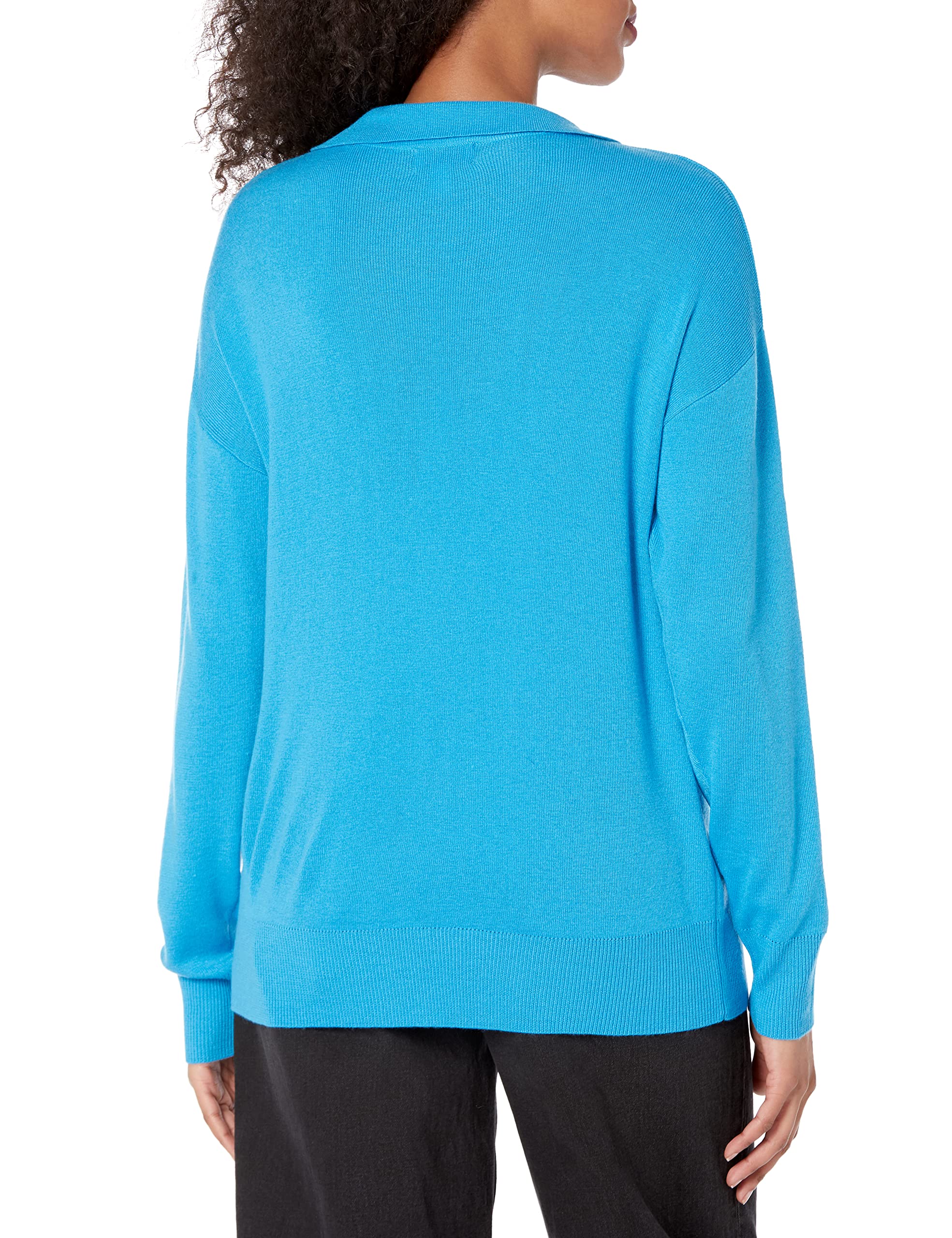 The Drop Women's Meena Loose-Fit Sweater Polo