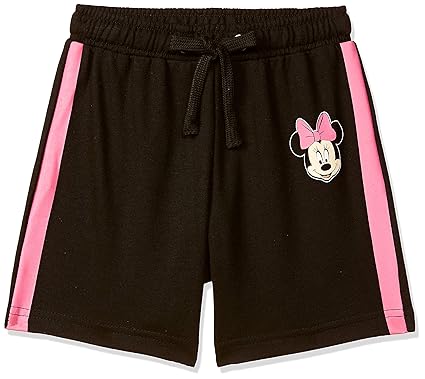 Mickey & Friends By Kidsville Relaxed Regular fit Cotton Girl Shorts