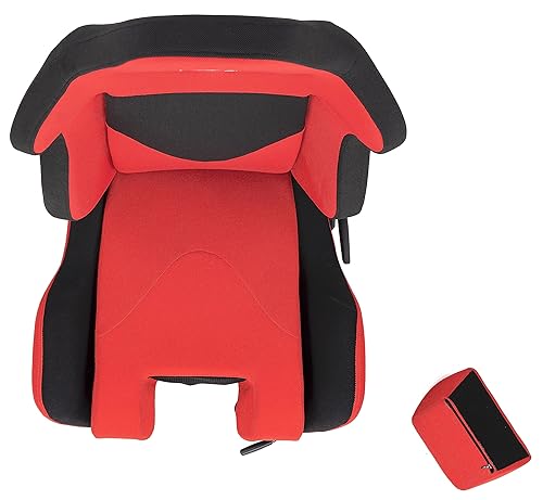 Miniatura 7 de OpenWheeler Racing and Flight Sim Seat, Simulator Cockpit. Sliding Rails Included. Red on Black. Breathable Fabric Upholstery