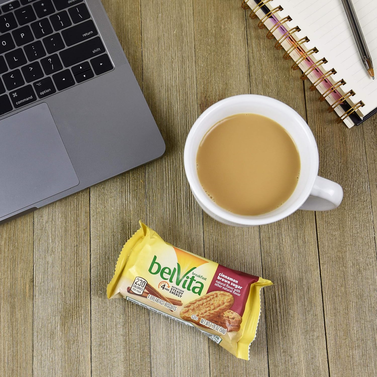 belVita Cinnamon Brown Sugar Breakfast Biscuits, (4 Biscuits Per Pack) 1.76 Ounce (Pack of 5)