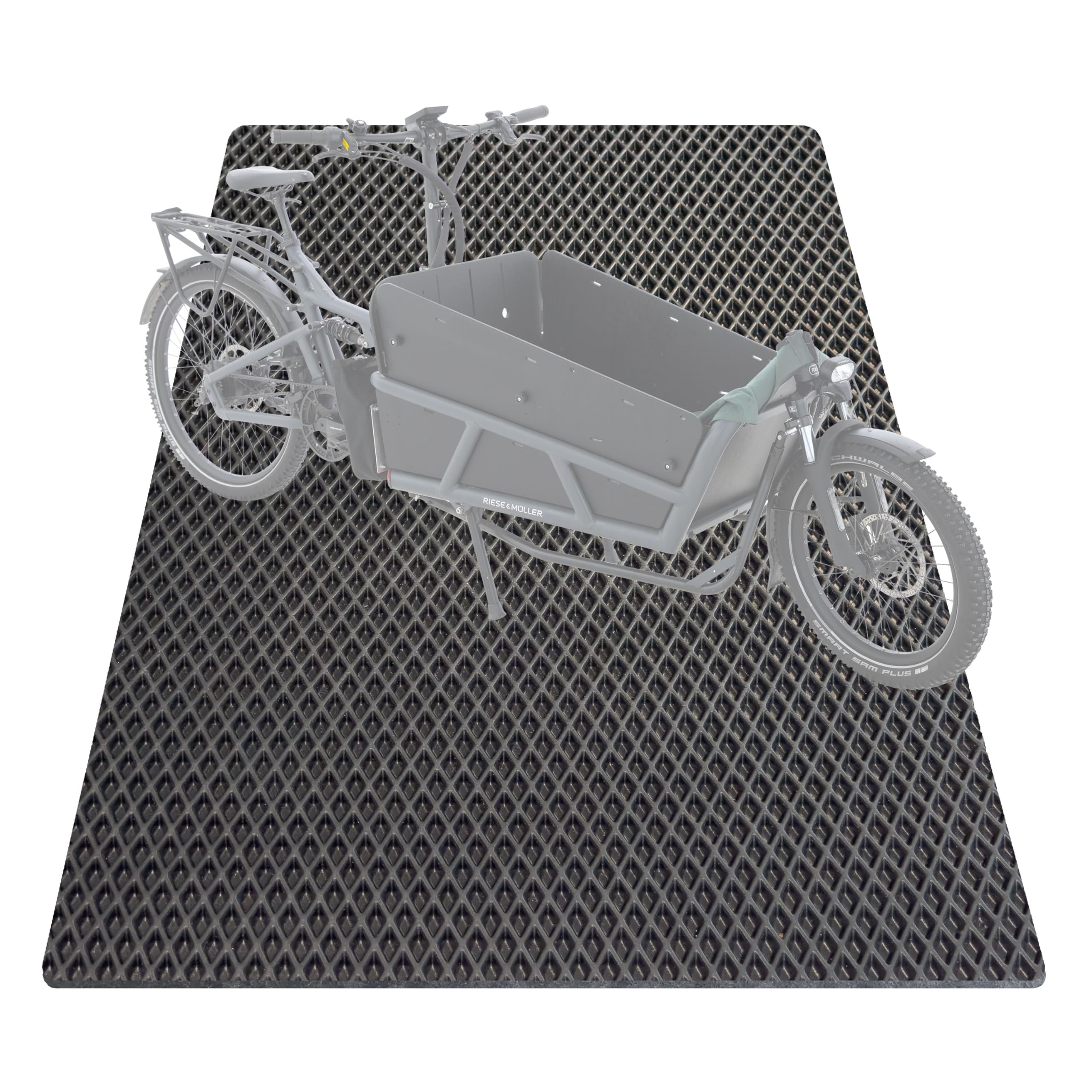 Riese&Müller Load 75 Tapis de protection de qualité supérieure - Tapis de sol antidérapant - Accessoires de vélo de chargement - Facile d'entretien et respectueux de l'environnement - Sans