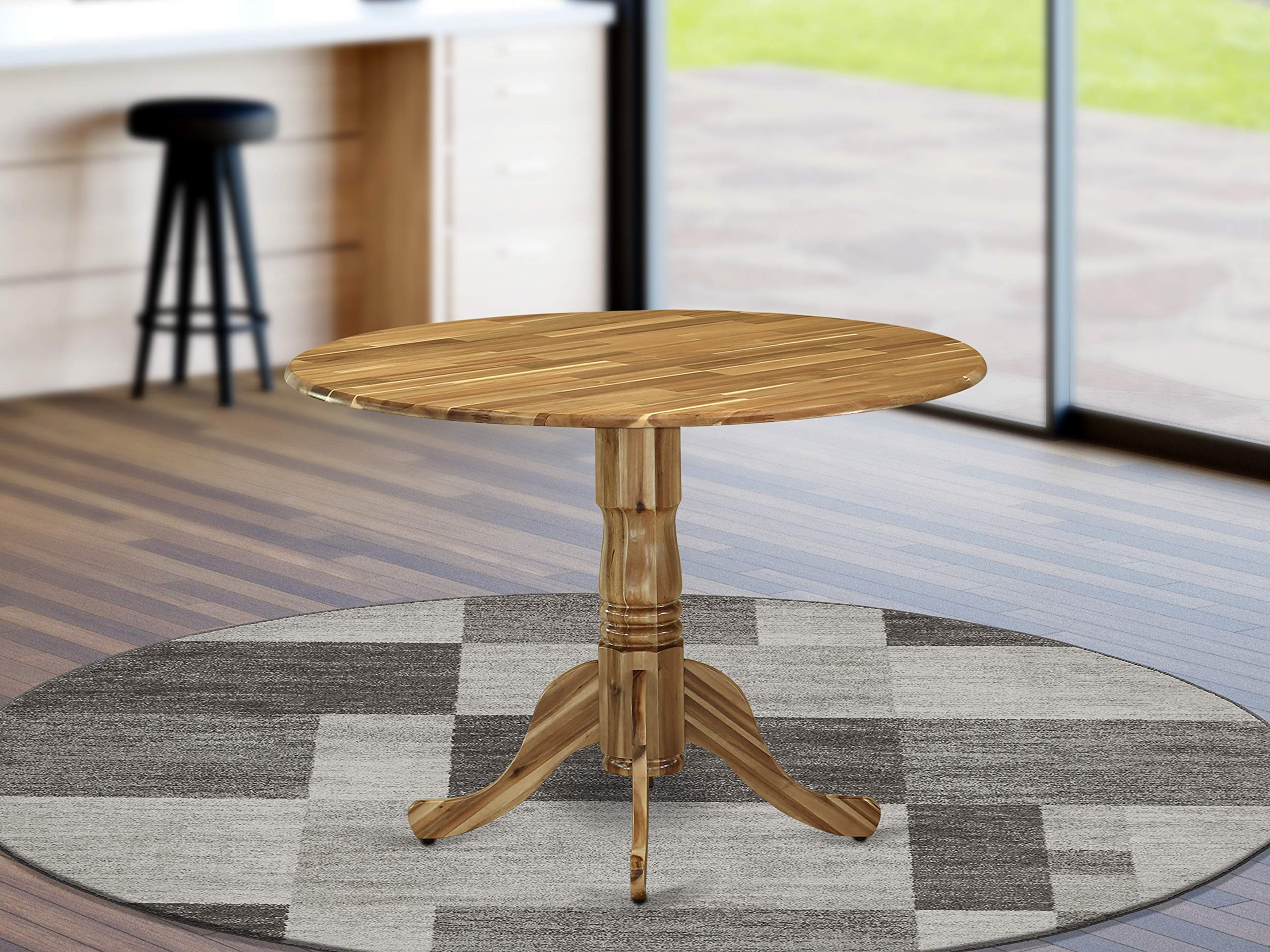 Buy East West Furniture DLTANATP Dublin Dining Table Made of Acacia