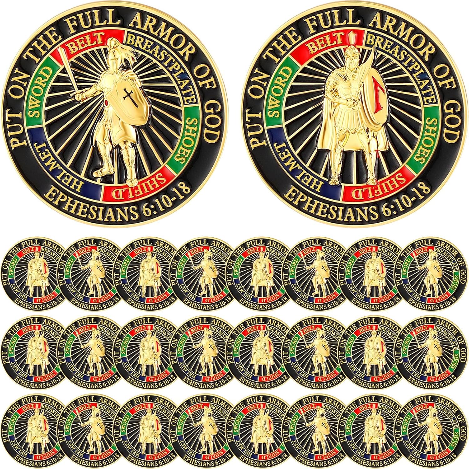 Fürstengeld Fiatgeld Bitcoin Lemosae 12 Stück The Full Armor Of God Courage  Ireland Memento Mori