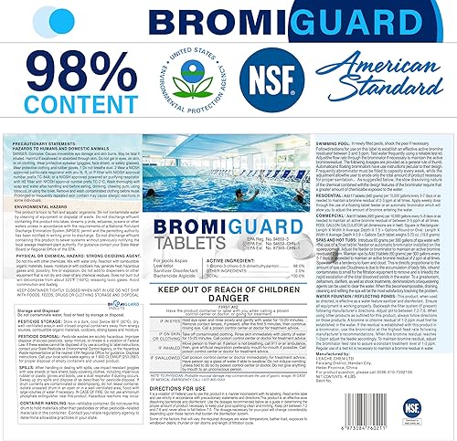 Miniatura 5 de Tabletas de bromo de 1 pulgada para bañera de hidromasaje SPA