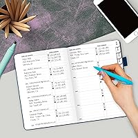 Vista 6 de Legend Planner Libreta de direcciones con pestañas alfabéticas – Libro de contactos telefónicos para números de teléfono, direcciones, contraseñas
