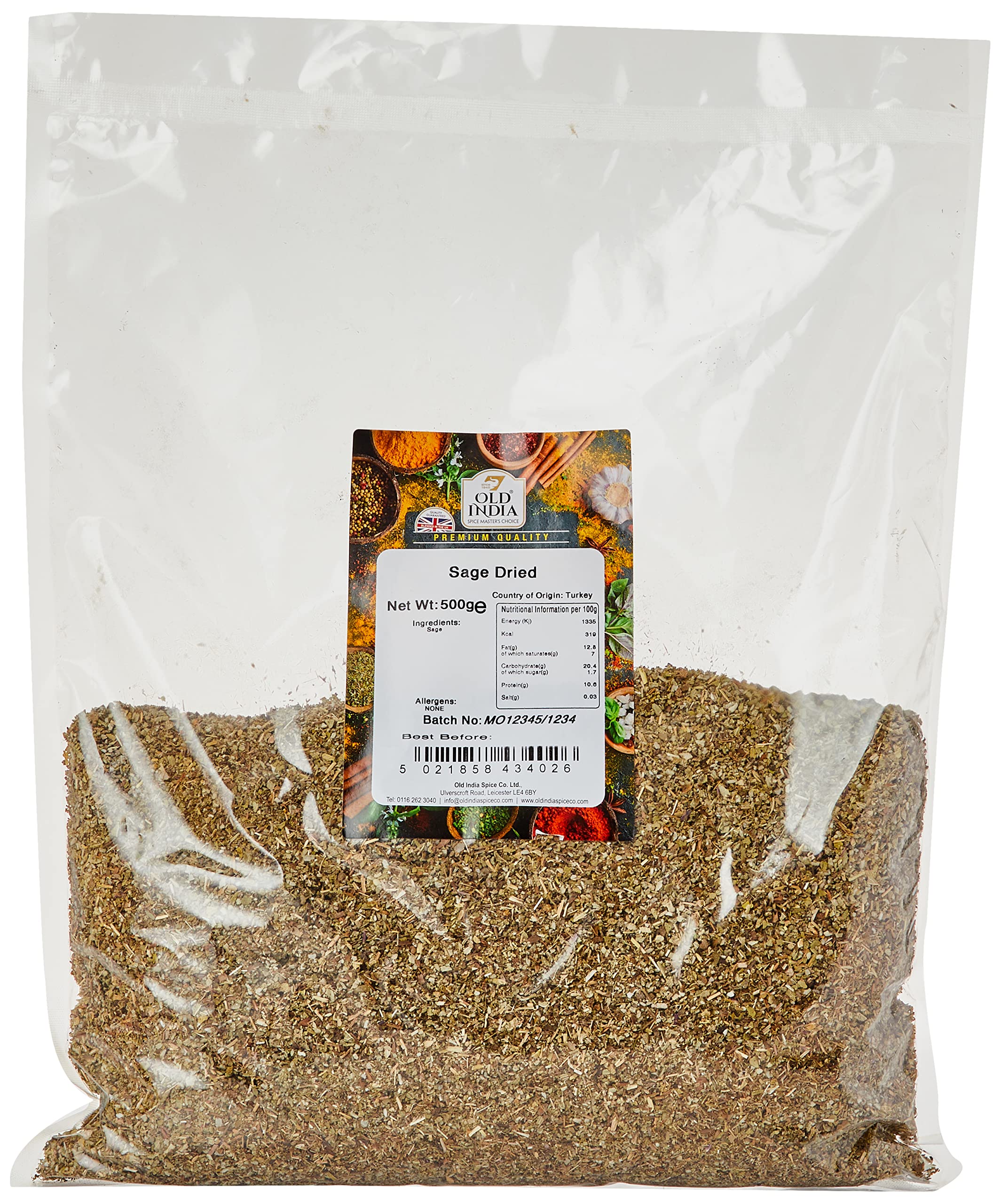 Old India Sage Dried 500g