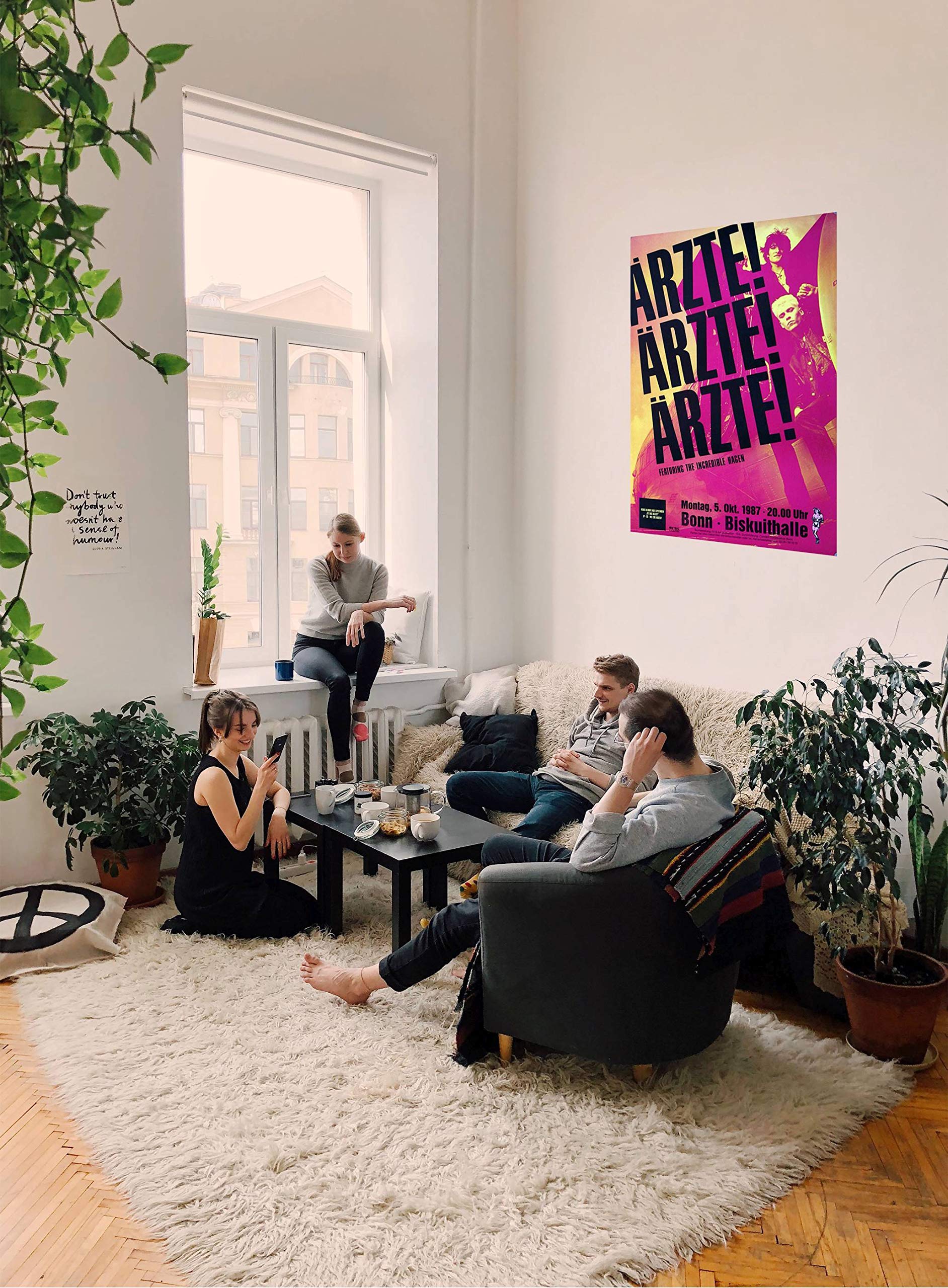 Premium Poster/Plakat | DIN A1 | Live Konzert Veranstaltung » Die Ärzte - Ist das Alles, Bonn 1987 «