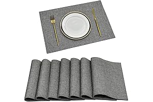 Elevate Your Dining with Elegant and Functional Fabric Placemats Set of 8