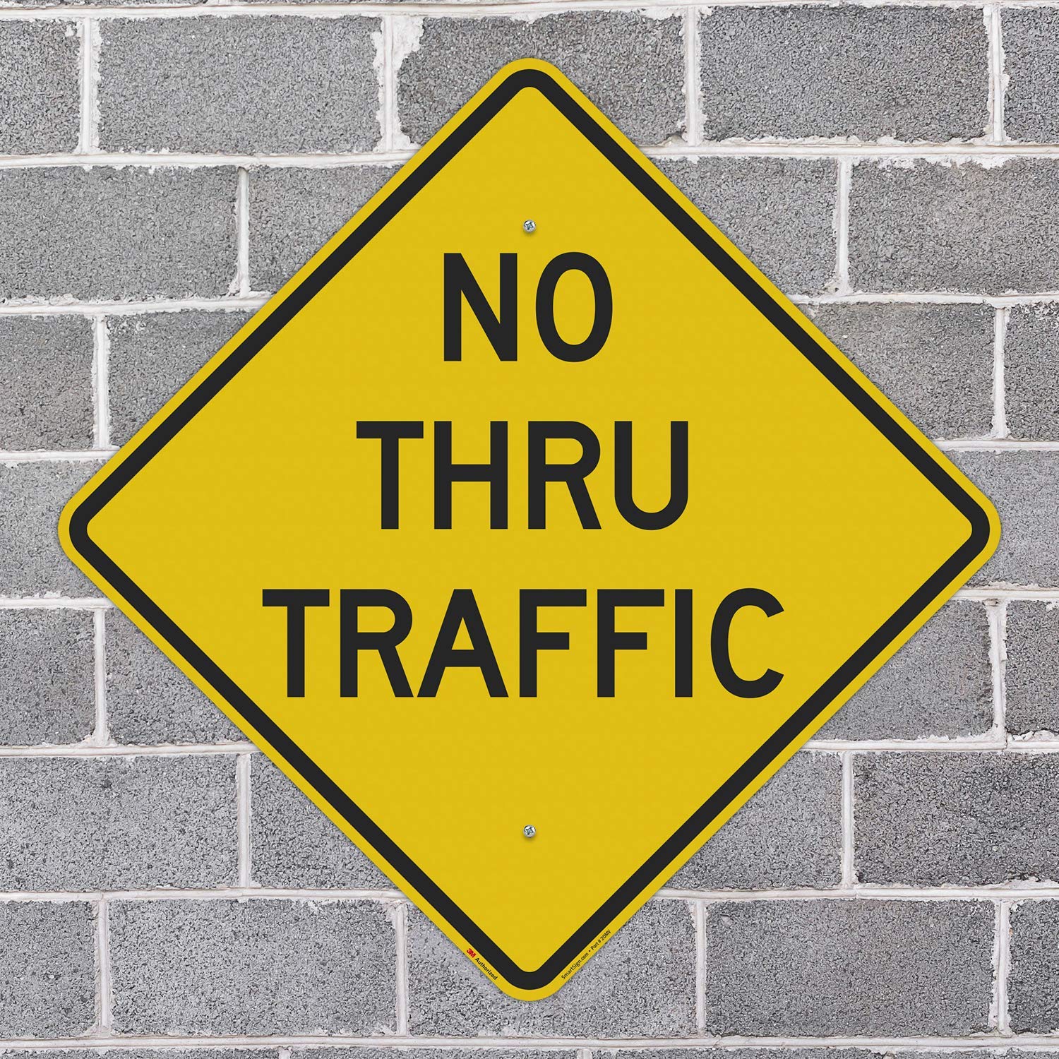 Waarschuwingsbord Stop Niet Invoeren Verkeersbord Zakelijk Teken 12X8 Inches Aluminium Metalen Tin Sign