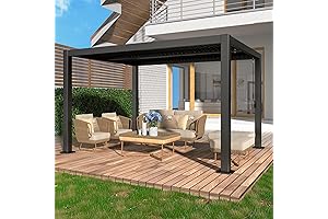 10' x 13' Outdoor Louvered Pergola Mirador