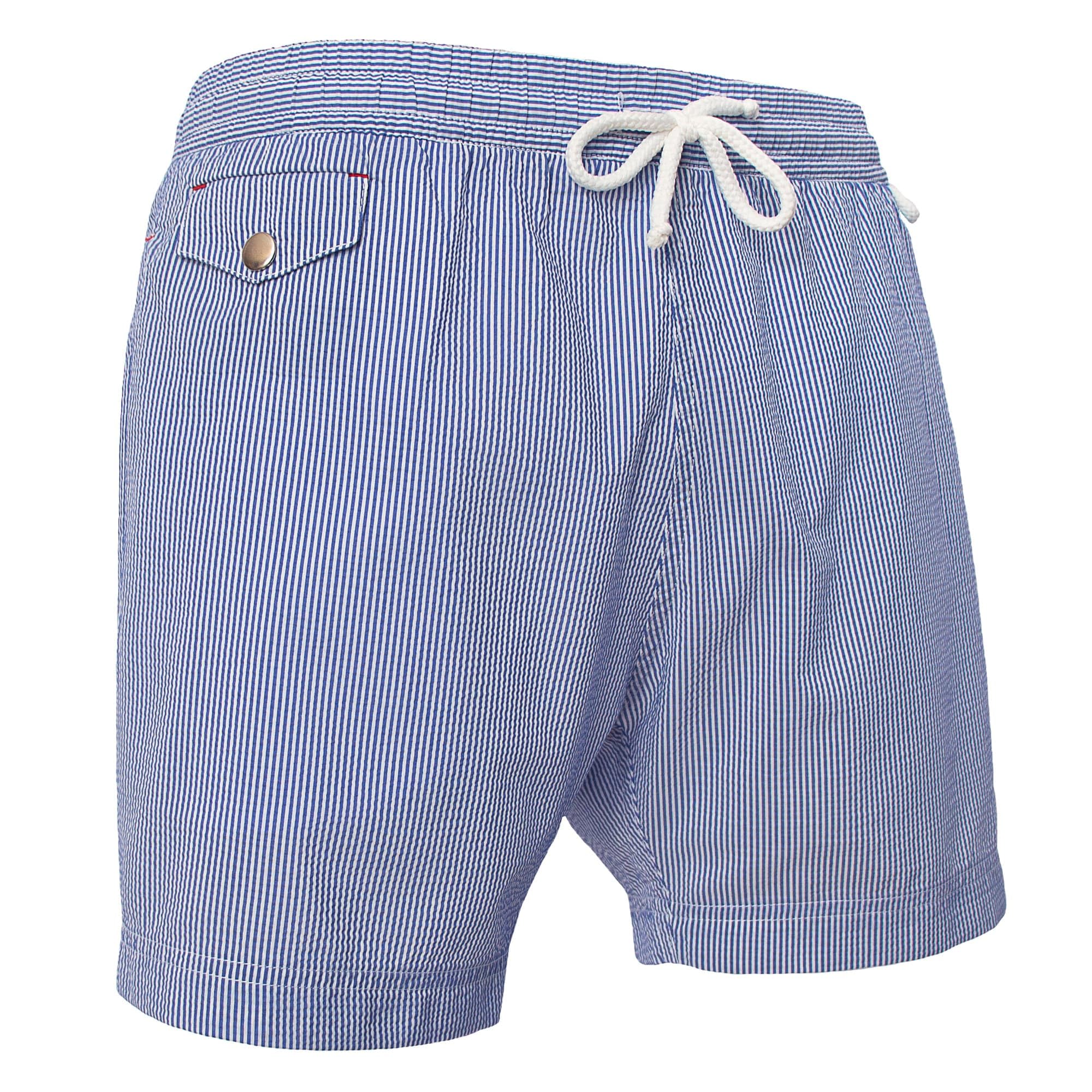 Bañadores y Shorts de baño y Playa para Hombre Montauk Tennis rayures Azul y Blanco Talla L 40-42