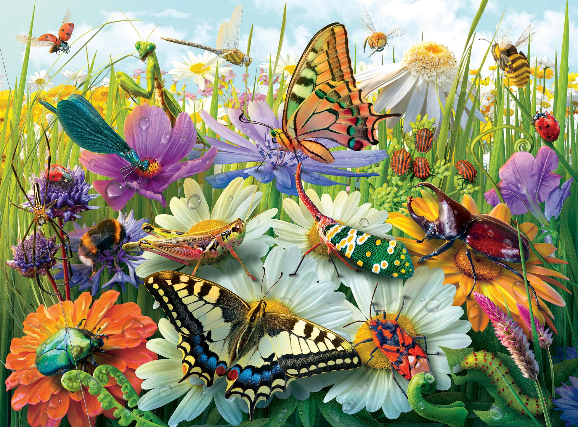 Ravensburger Wonderful World of Insects, 100 Piece Jigsaw Puzzles for Kids Age 6 Years Up, XXL Format, Multicolor, 100 Teile