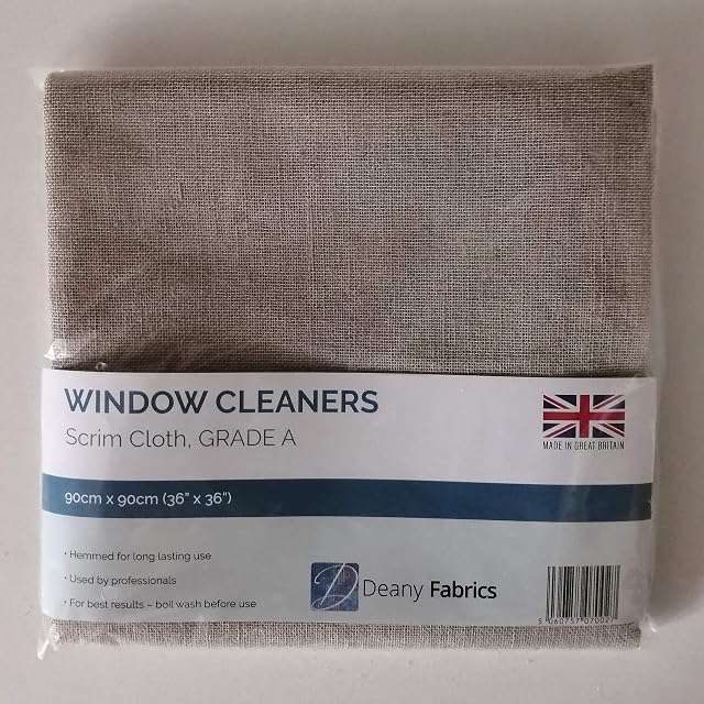 Deany Fabrics Professional Window Cleaners Cloth 36" x 36" (90 centimetre x 90 centimetre) Grade A