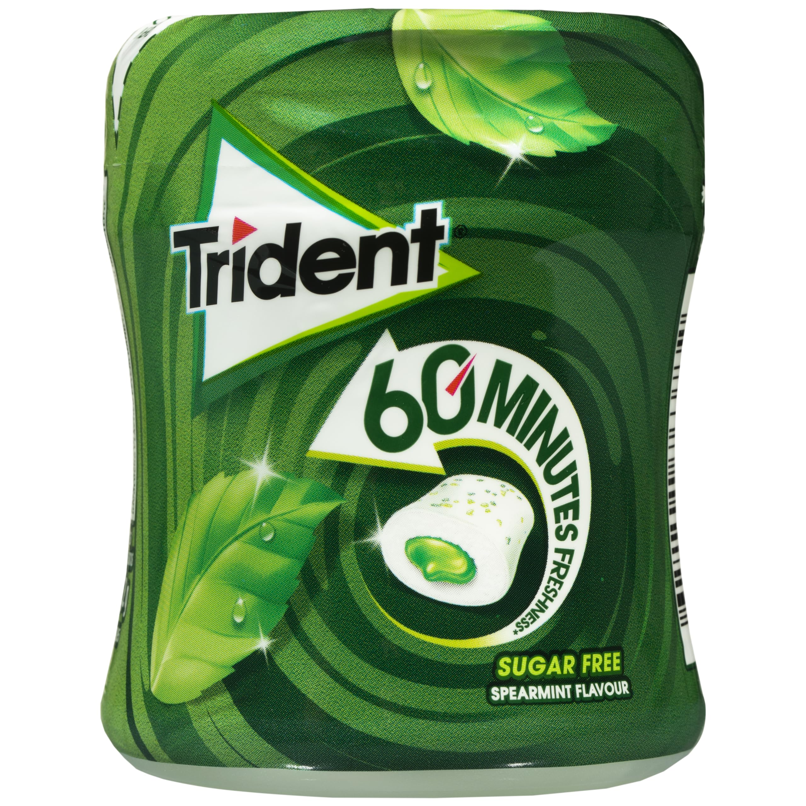Trident Hierbabuena Chicles sin Azúcar 6 Botes 72 g