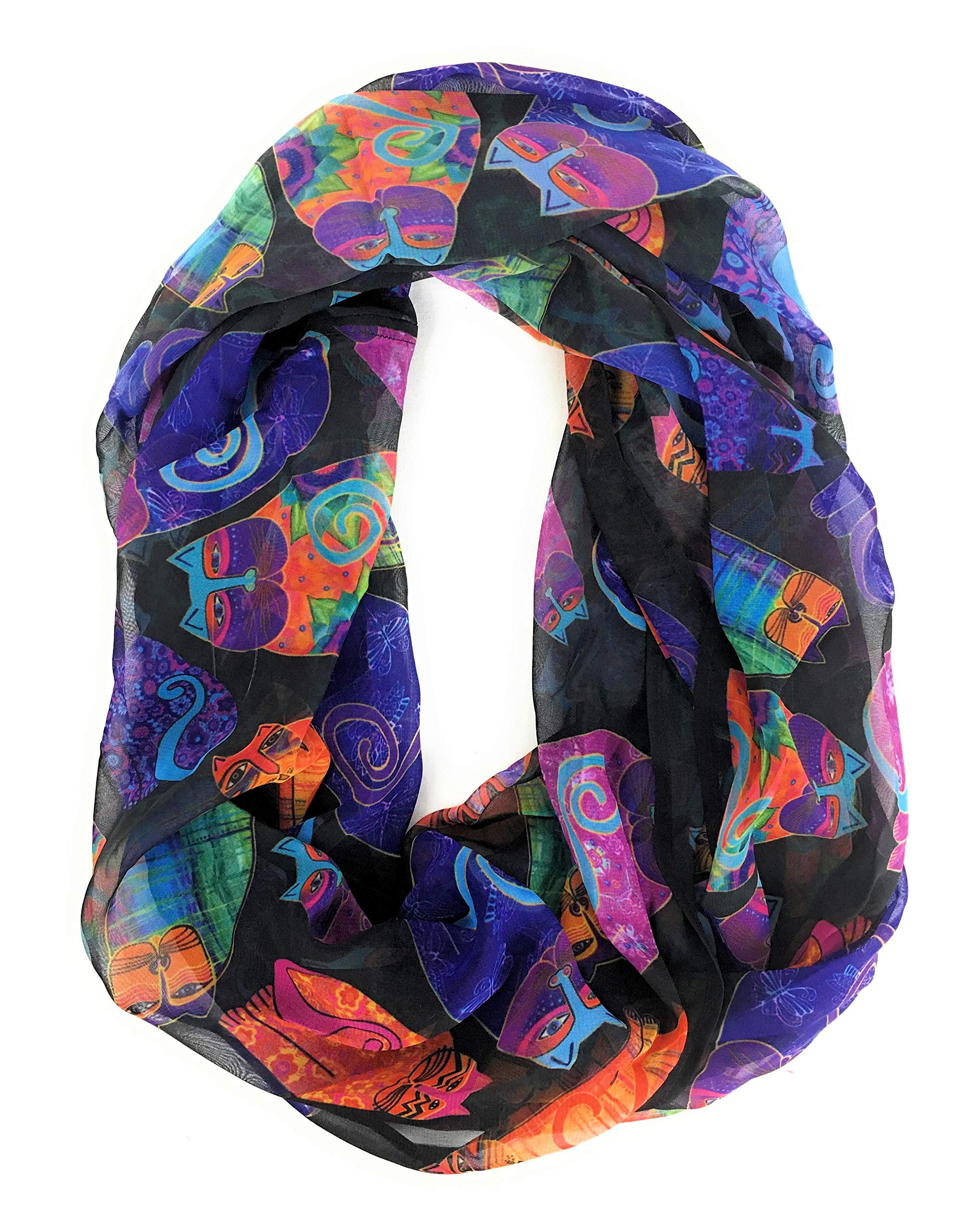 Laurel Burch Artistic Infinity Scarf Collection