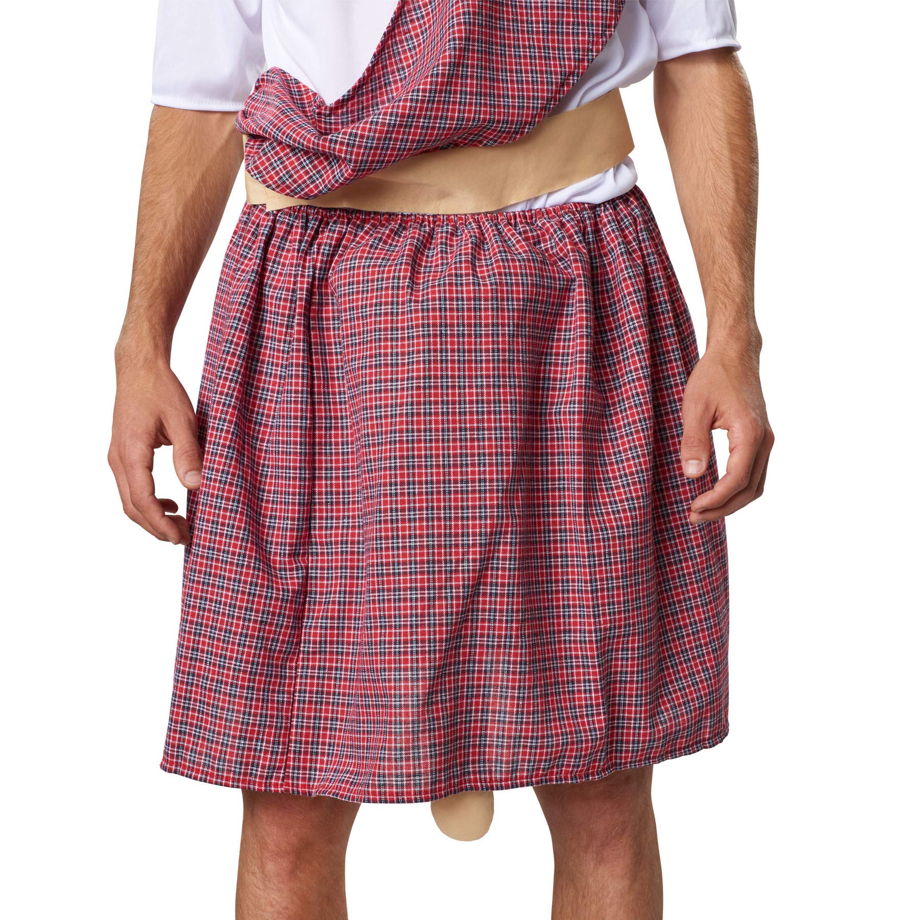 dressforfun 900426 - Déguisement pour Homme de Highlander effronté, Costume d’écossais Amusant avec Imitation de Pénis (L | No. 302092)