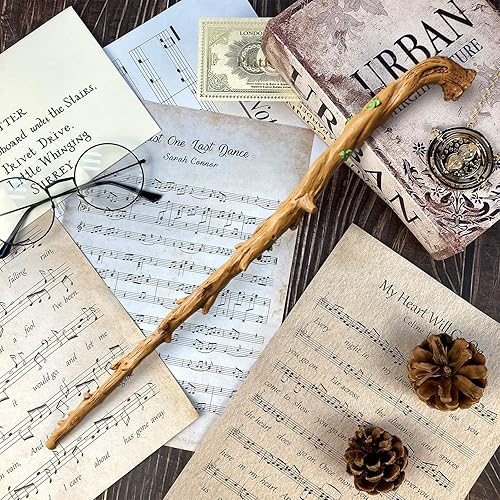 Miniatura 2 de Varita mágica de bruja de mago de hechicero para varitas de juguete mágicas coleccionables (sucursal)