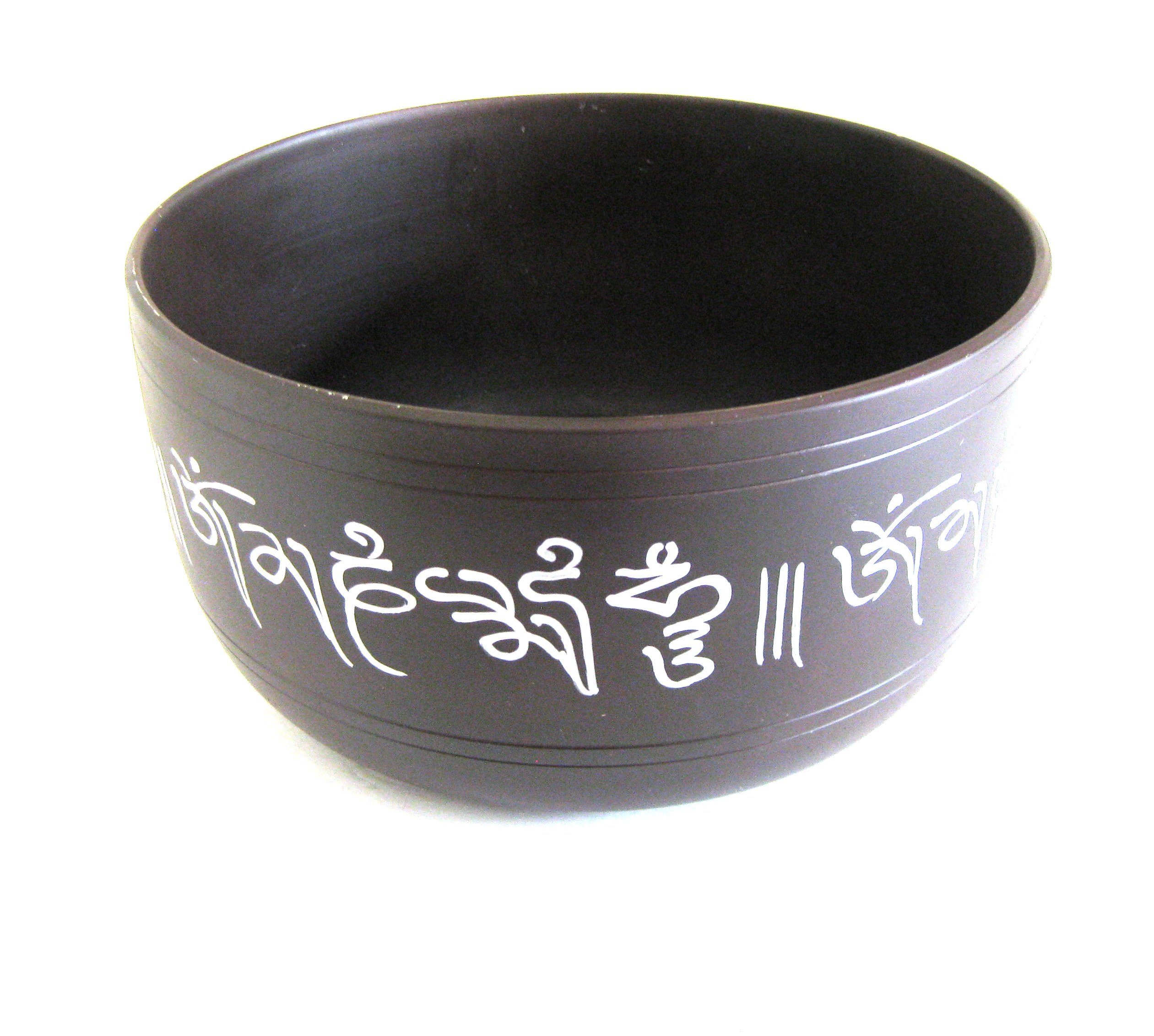 Singing Bowl Healing Bowl Meditation Medicine Buddha Etched Om Mani Padme Hum Tibetian Singing Bowl With Mallet, LARGE 8
