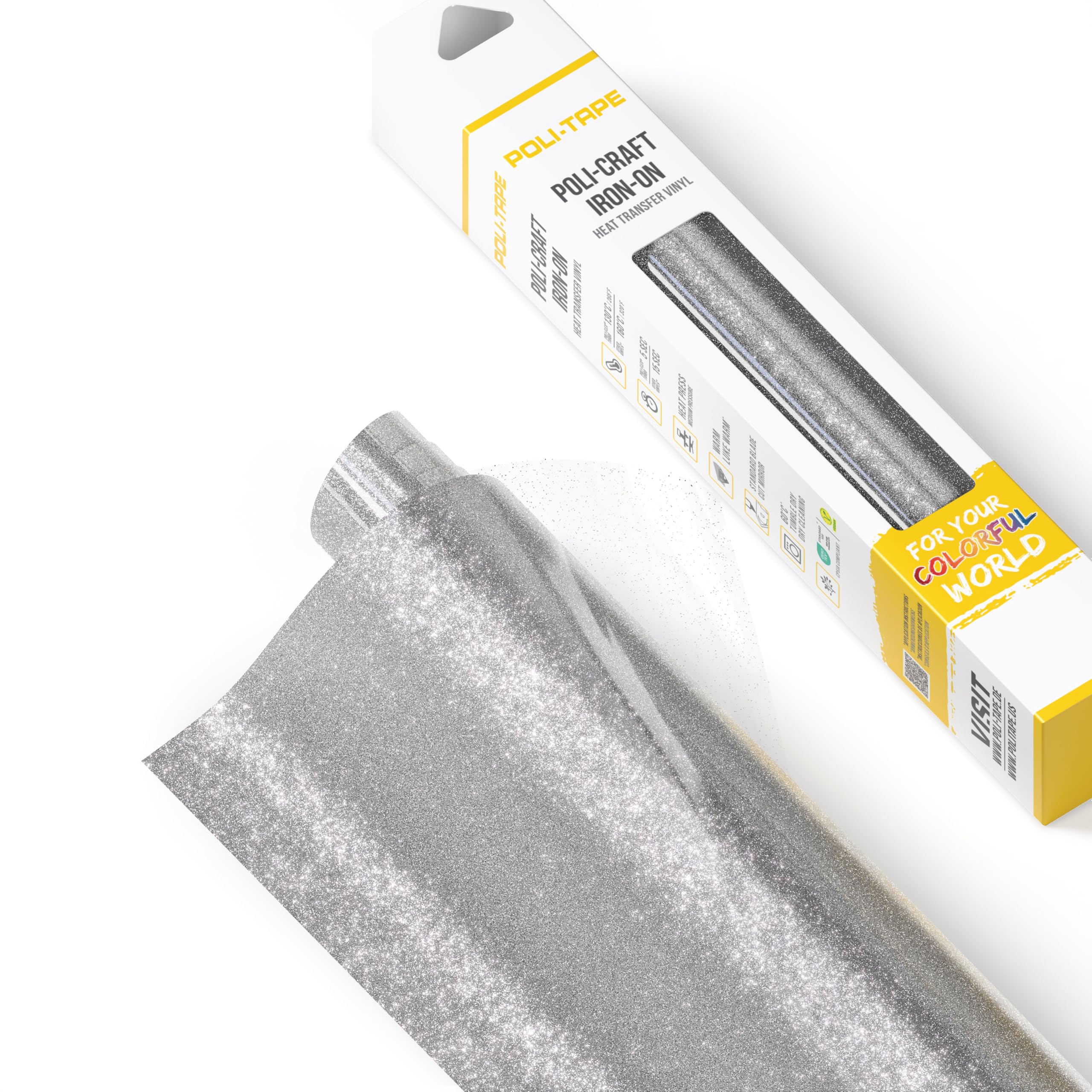 POLI-FLEX® Pearl GLITTER® - Glitter Foil for Textile