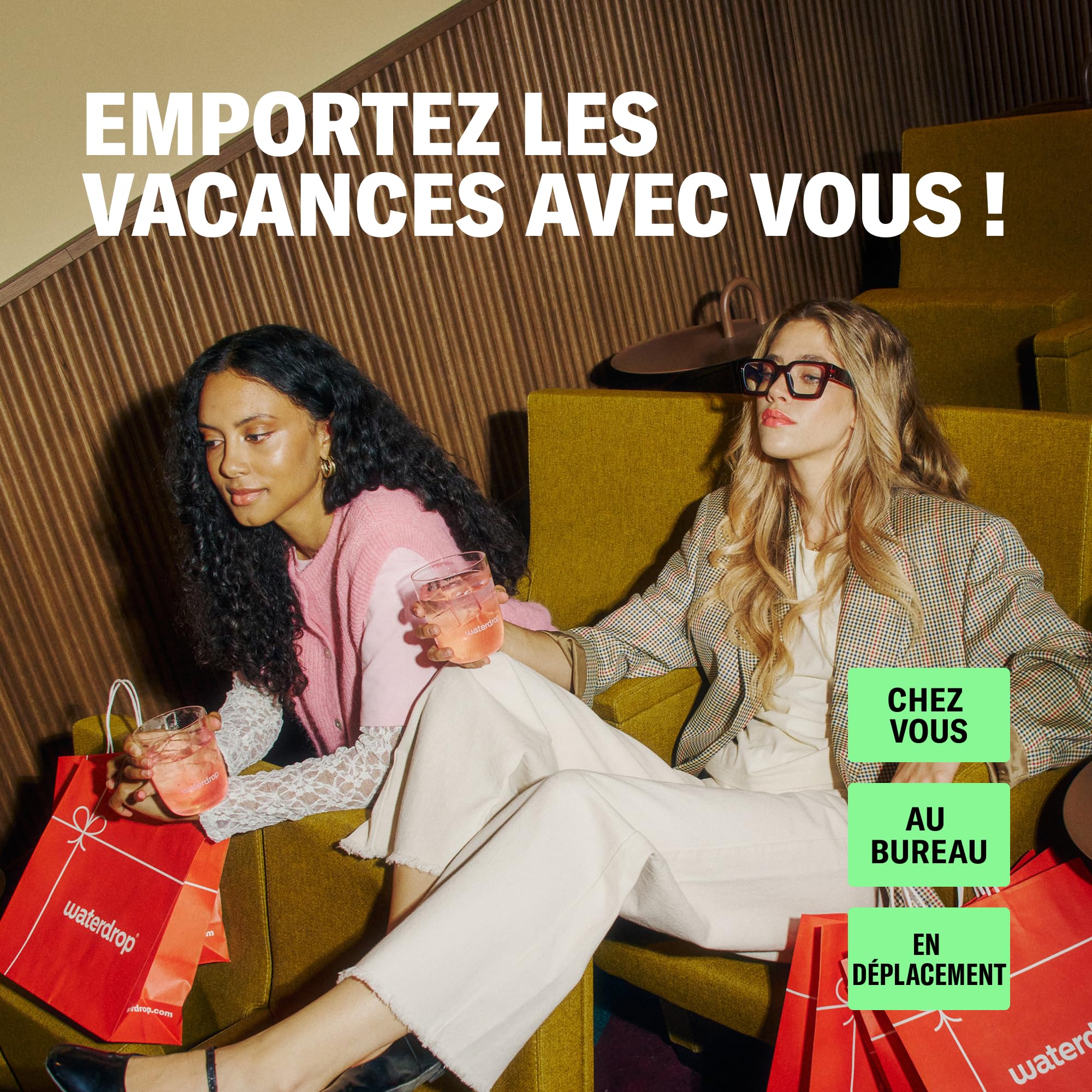waterdrop® Calendrier de l'Avent 2025 - Édition Limitée - 25 Jours de Pastilles de Boissons Sans Sucre, Cadeau de Noël pour Femme et Homme, Coffret Surprise Quotidienne aux Multiples Saveurs