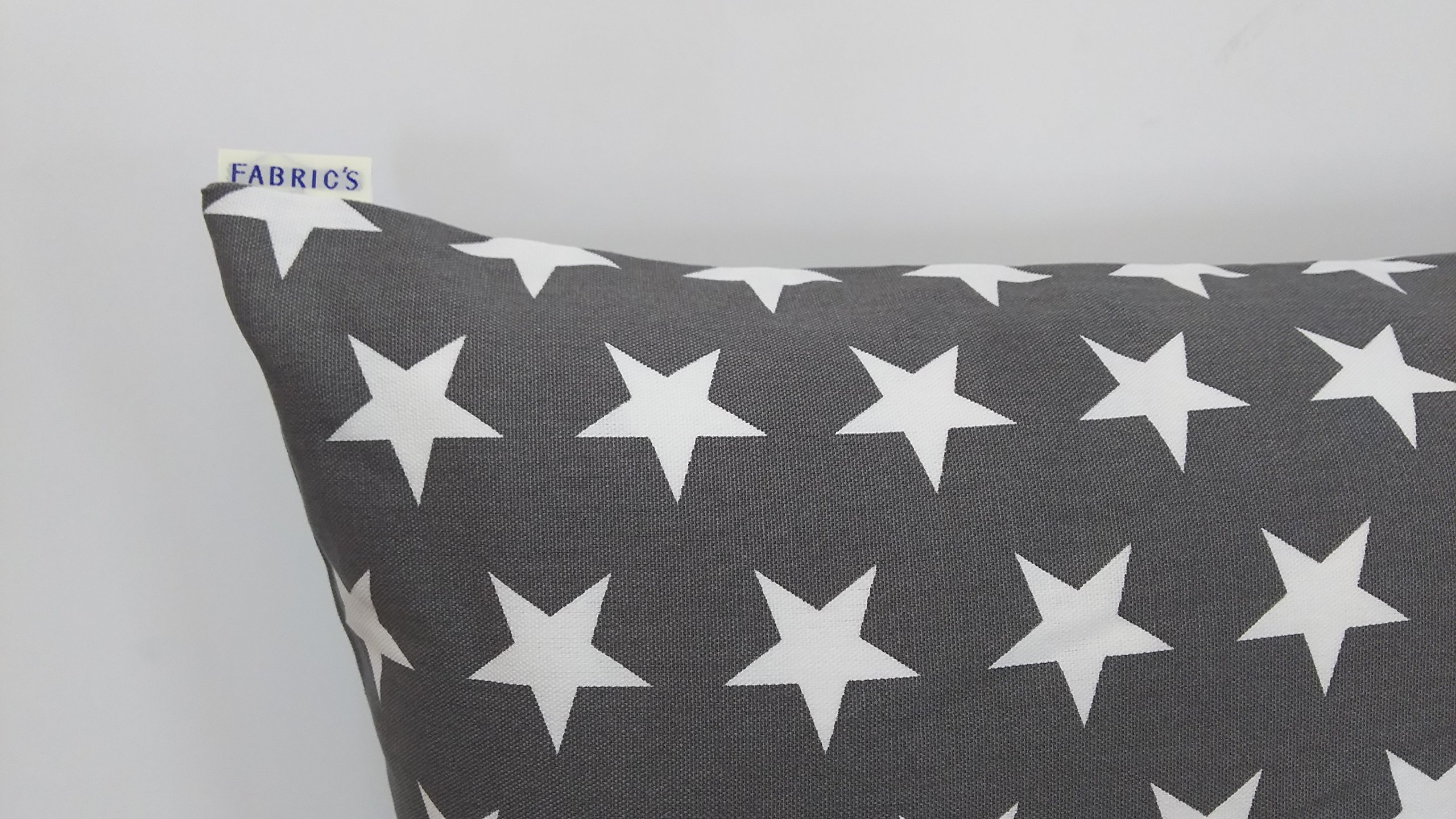 Amazon｜枕カバー 星 グレー FABRIC'Sファブリックス 日本製 北欧