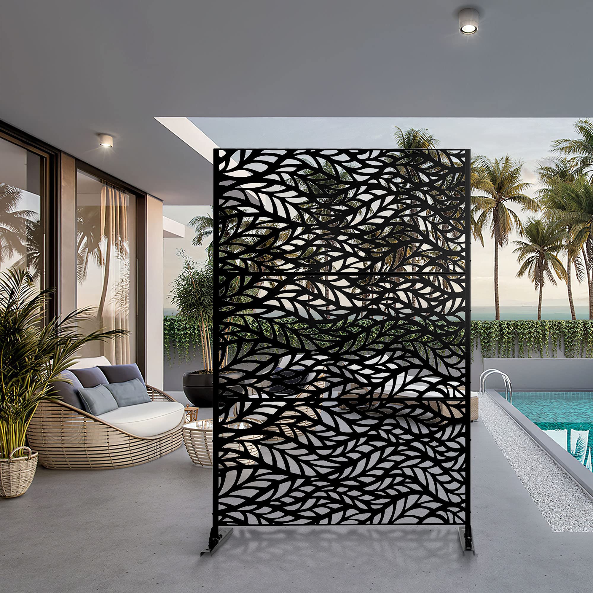 Buy Elevens Patio Privacy Screen, Decorative Privacy Screen Set with