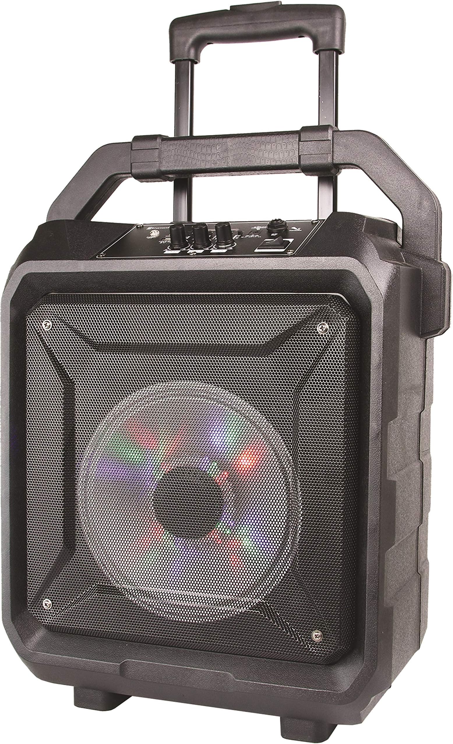 SuperSonic Tailgate Bluetooth Speaker 8-Inch, Black (IQ-5508DJBT)