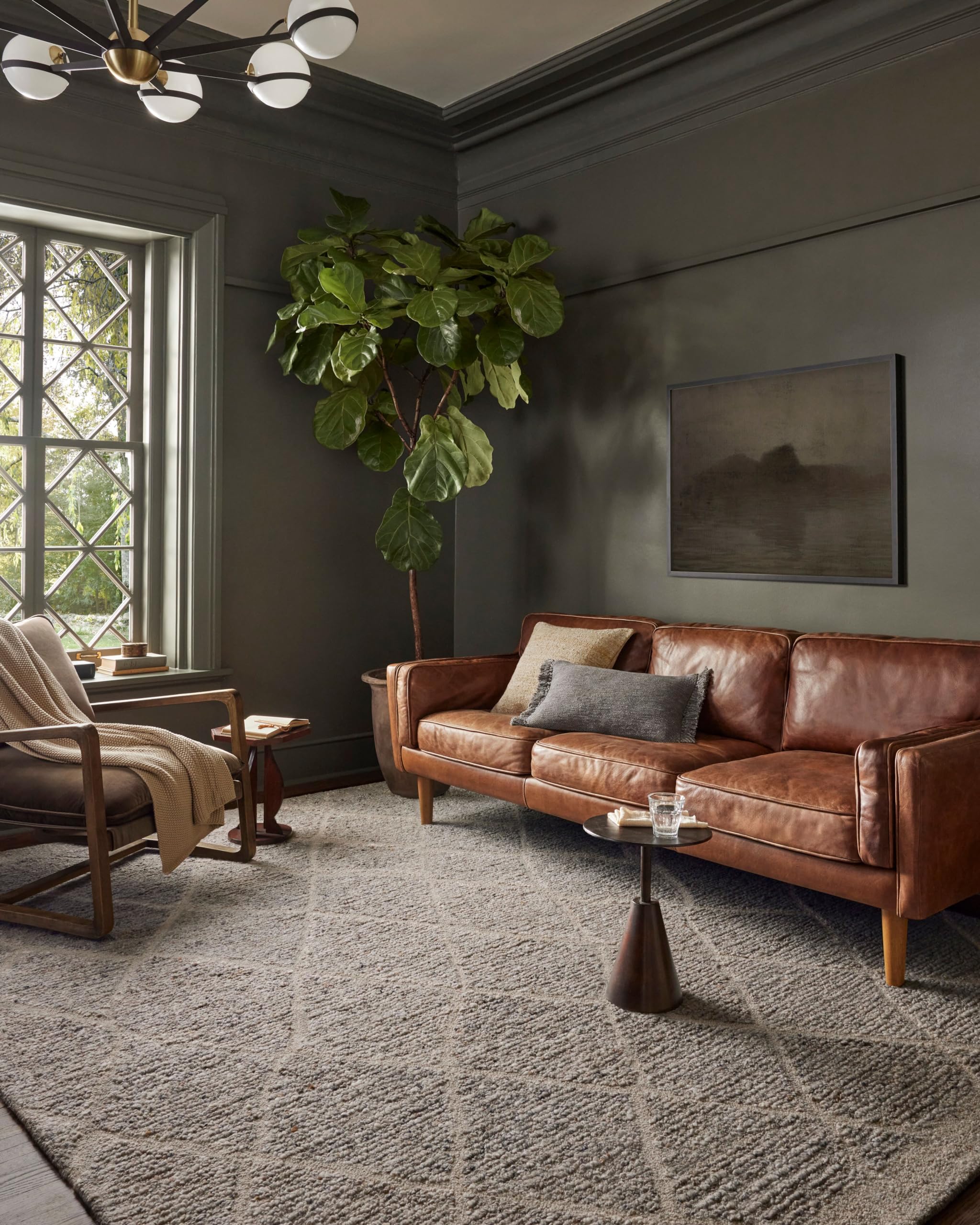 Photo 1 of Loloi Magnolia Home by Joanna Gaines Jones Collection JON-03 Pebble 7'-9" x 9'-9" Area Rug Rectangular Pebble 7'-9" x 9'-9"