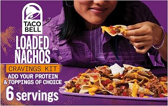 Taco Bell Cravings Kit, Loaded Nachos, 12.8 oz Box