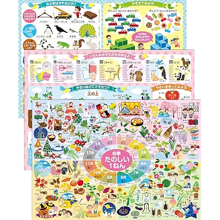 Amazon Co Jp 小学校 お受験対策 知育 お風呂ポスター 3枚セット 季節の花 食べ物 行事 ものの数え方 二十四節気 マナー違反などを網羅 小学校受験 サイズ 横51 5cm 縦36 4cm 防水 お風呂の学校 文房具 オフィス用品