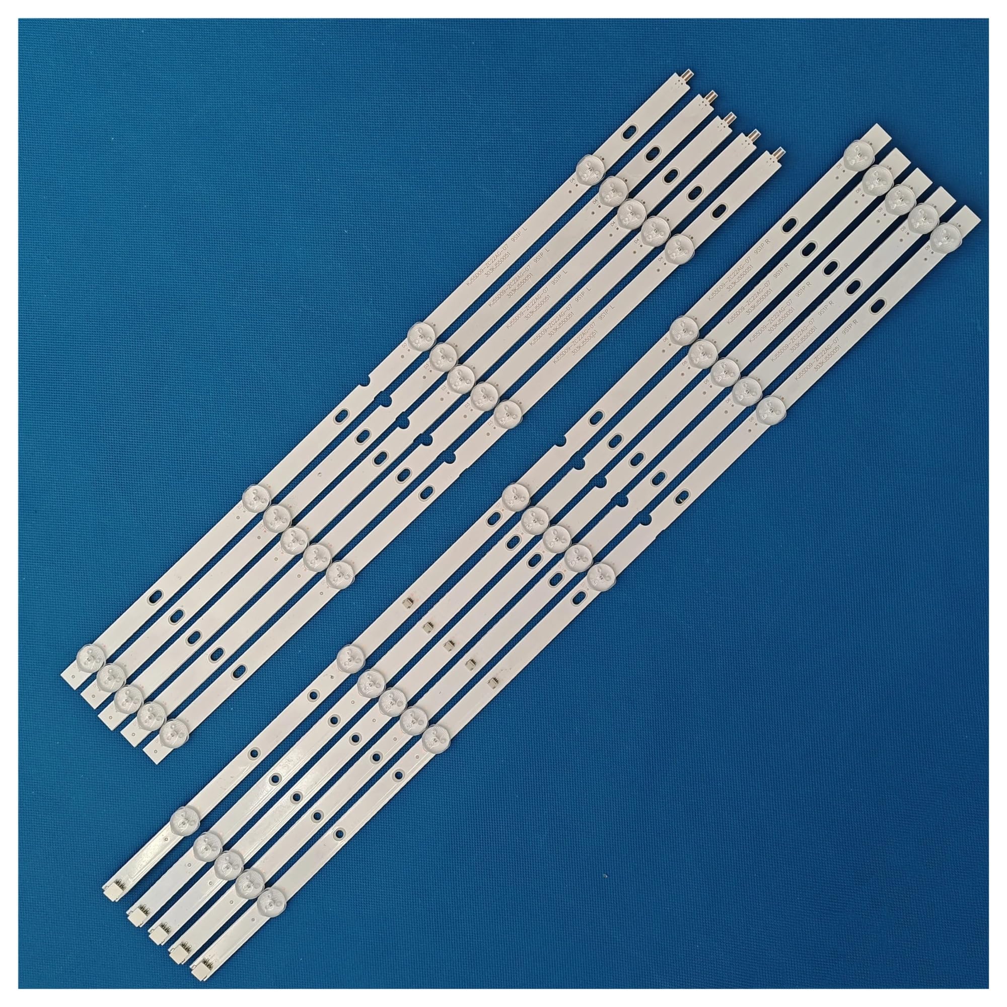 HYKPSTYJY LED Backlight Strip 9LED for KJ55D09-ZC22AG-07E 303KJ550051 DJT55SH djt55sh ST-5530US 55LU1207 KJ55D09-ZC22AG-05/07/01/01E