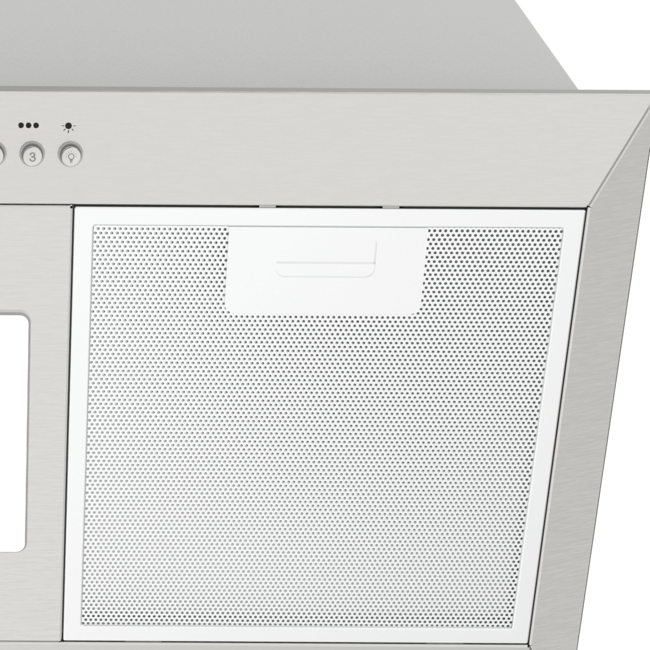 CATA GCB 55 X Dunstabzugshaube Einbau-Gruppenlüfter 55 cm Edelstahl 3 Leistungsstufen LED-Beleuchtung 371 m³/h Energieklasse C