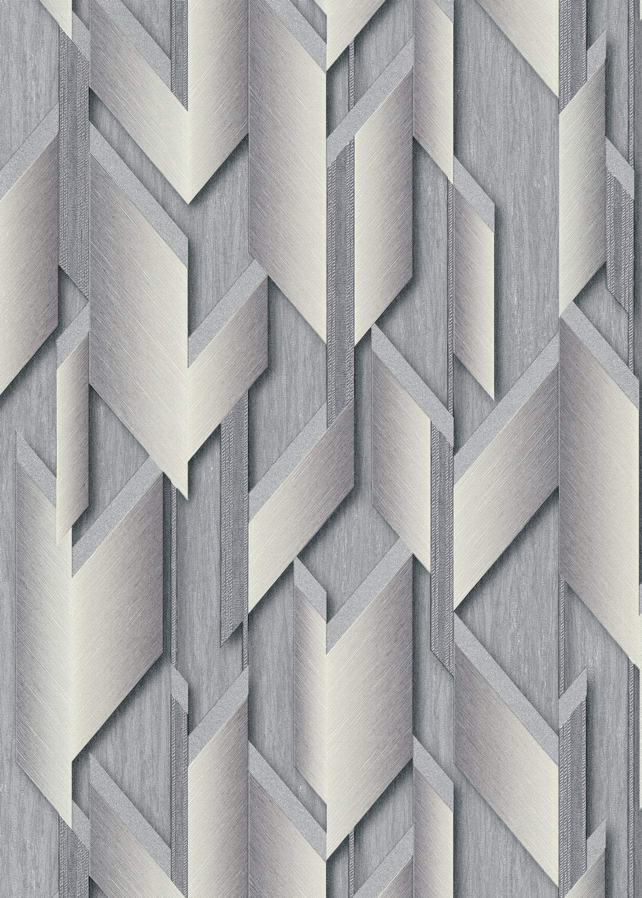 Guido Maria Kretschmer Gray Non Woven Wallpaper 10145-10 Fashion For Walls