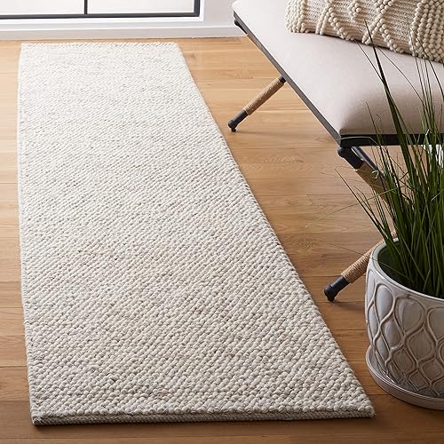 Natura Collection Runner Rug - 2'3" x 9', Beige &