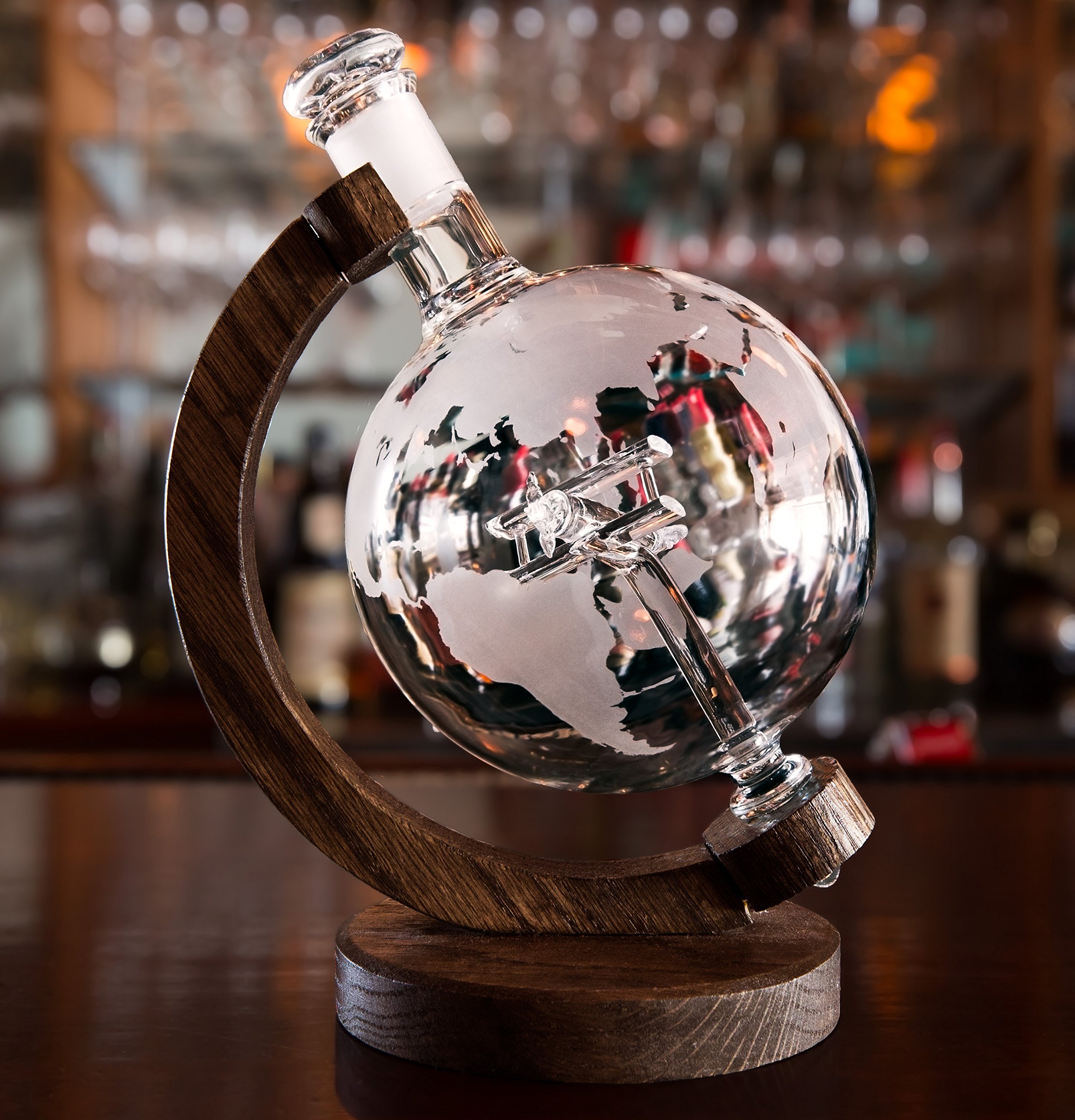 Airbus A320 Captain Whiskey Decanter Set Aircraft Liquor Bottle