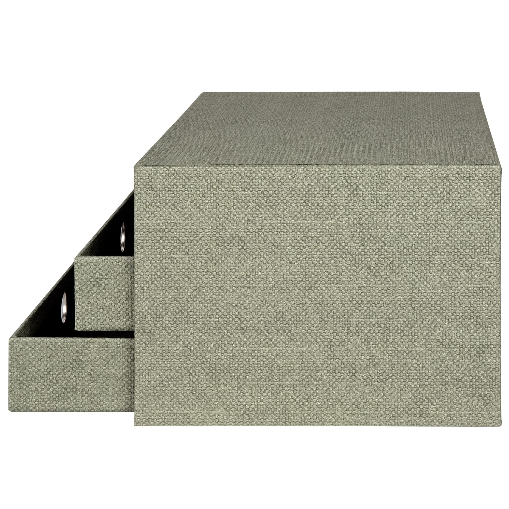 Rössler - S.O.H.O. Meuble à 3 tiroirs A4 34 x 25 x 19 cm Sauge | Organiseur de bureau pour documents, dossiers, fournitures de bureau et rangement organisé