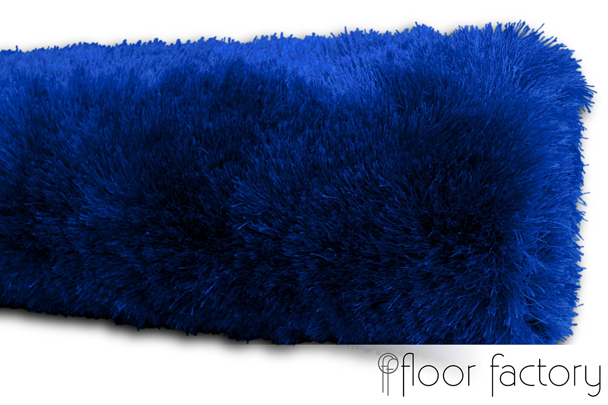 Shaggy Teppich 75x140 Cm - Flauschiger Hochflor-Teppich Mit Anti-Rutsch-Rückseite