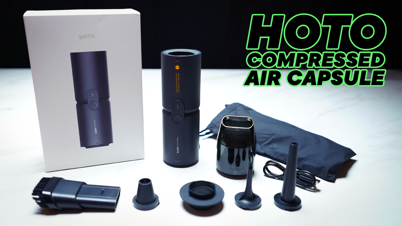Watch Hoto Compressed Air Capsule | 4-in-1 Air Duster & Vacuum on