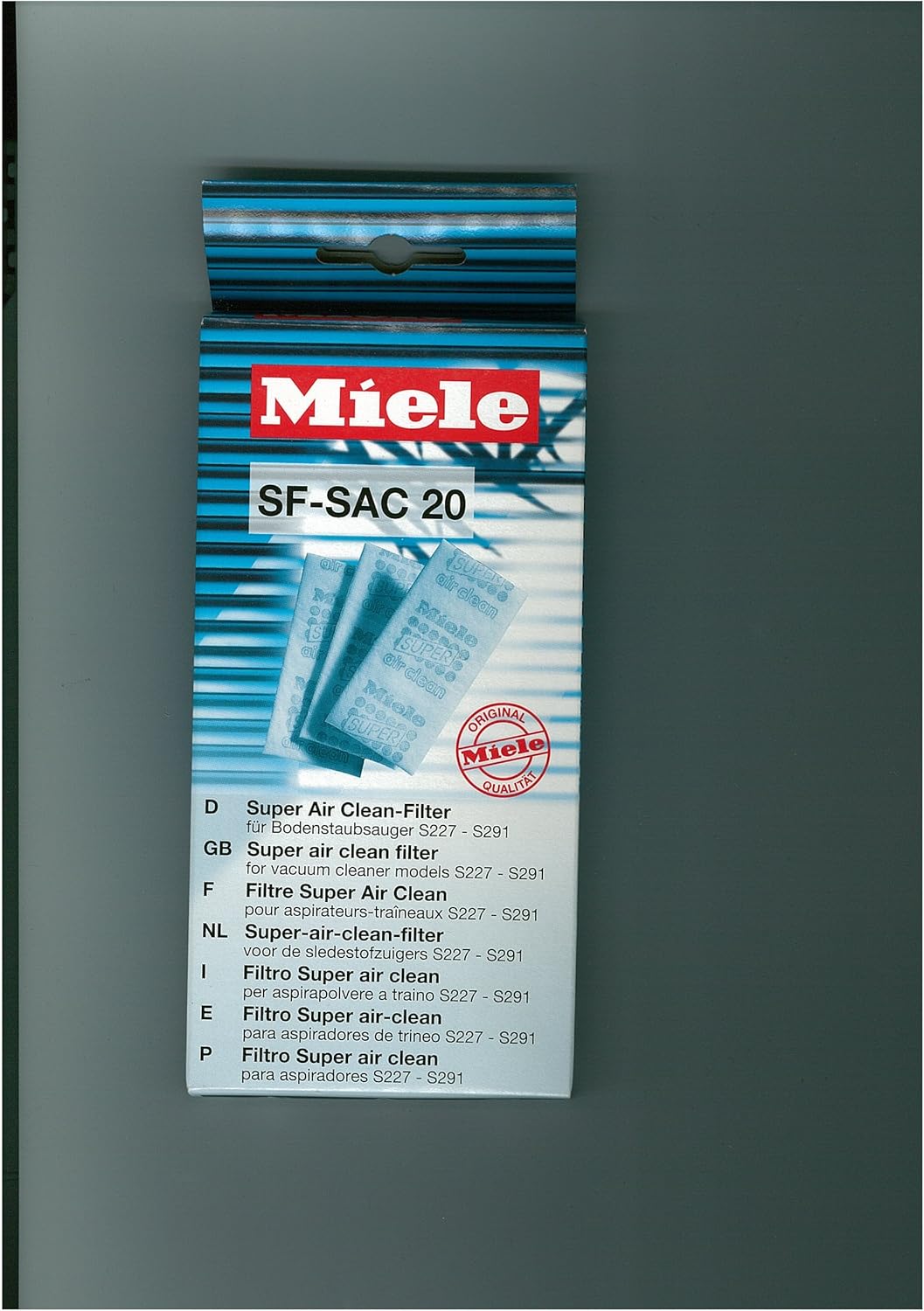 Miele SFSAC 20 Filters for S200 Series Canisters Vacuums