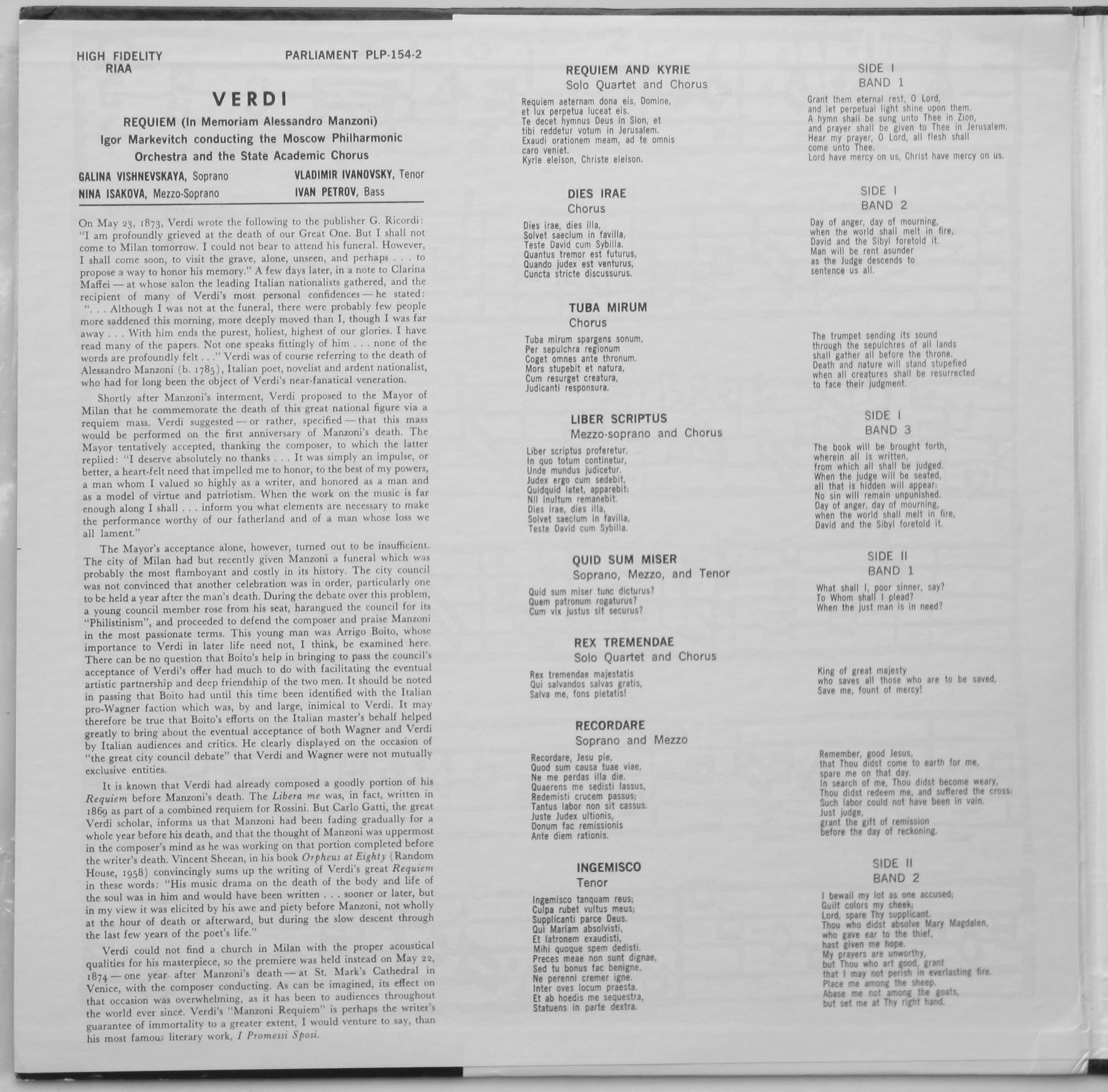 Giuseppe Verdi: Requiem