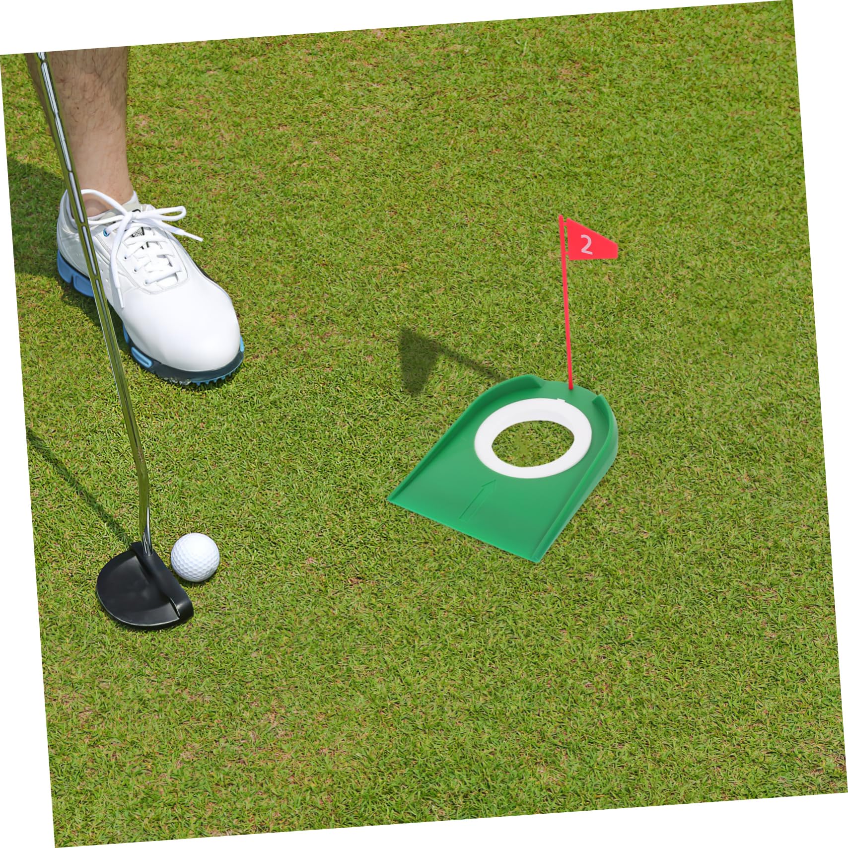 Toddmomy 9piezas Copa para Putting Unidades Plástico Resistente Banderas Extraíbles Práctica Casa