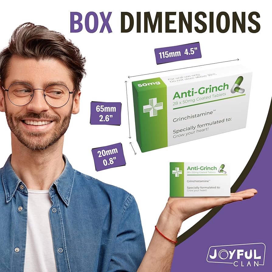 Funny Joke Pill Box Prank - Novelty 30th 40th 50th 60th Birthday Gift