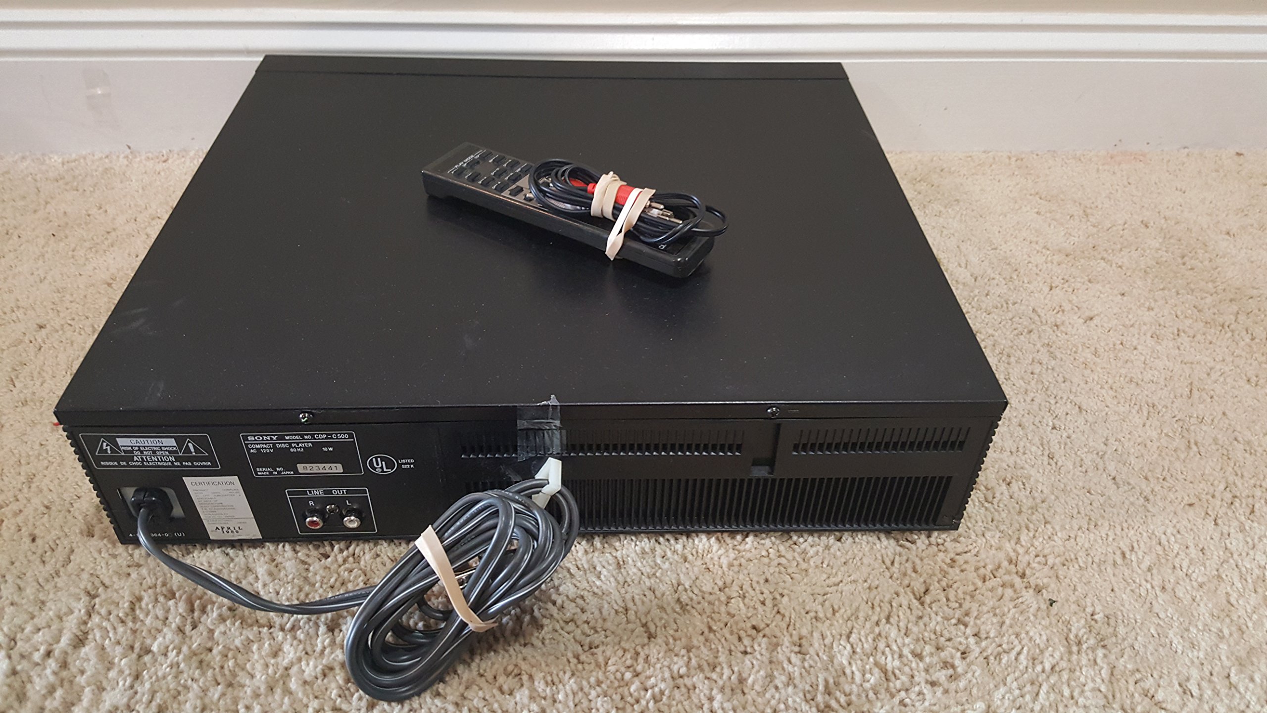 Amazon.com: Sony CDP-C500 Compact Disc Player CD Changer w/ 5 Disc 