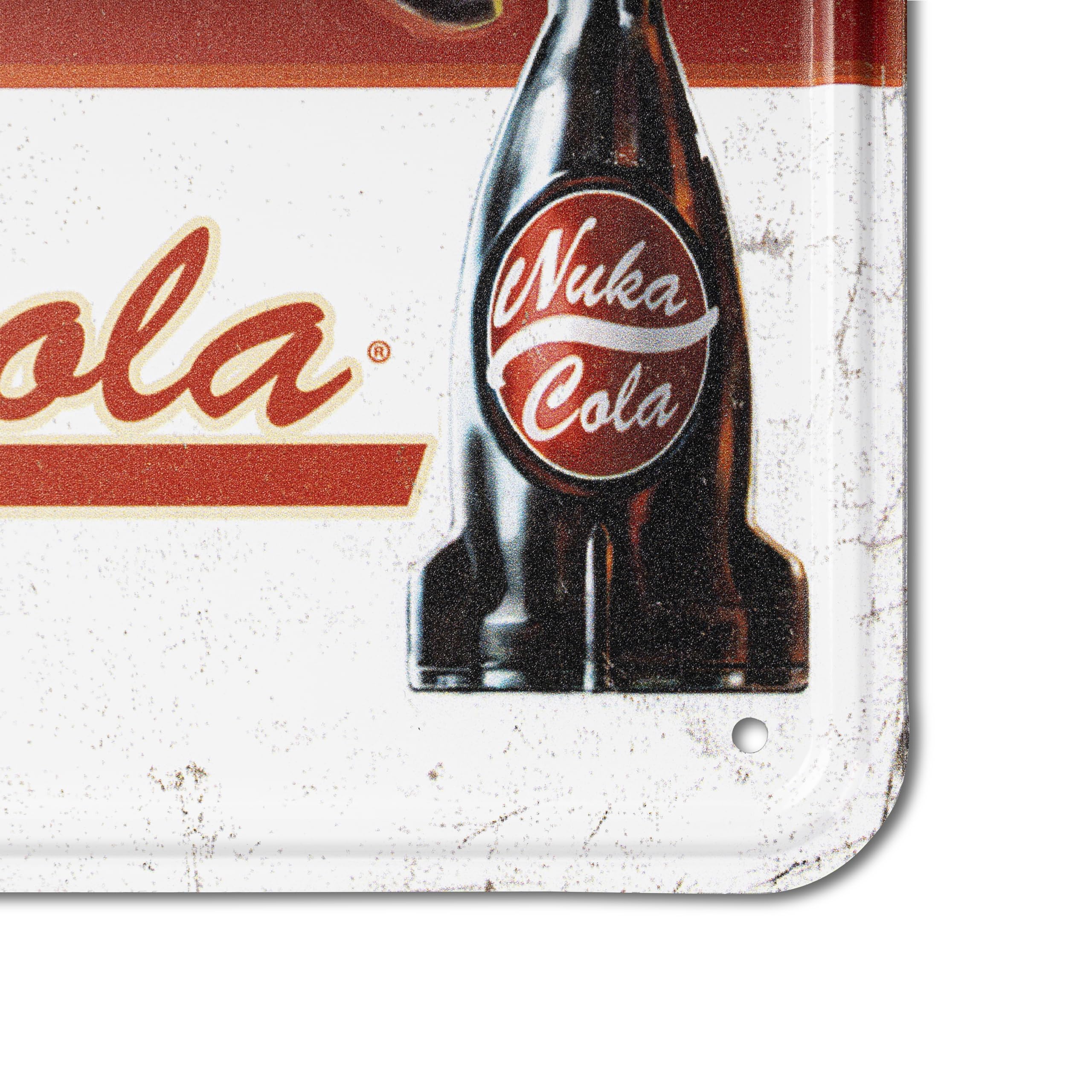 Fallout metalowa płytka Nuka Cola Girl